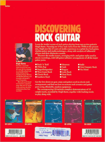 Discovering Rock Guitar: An Introduction to Rock and Pop Styles, Techniques, Sounds and Equipment