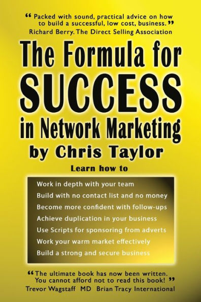 The Formula for Success in Network Marketing