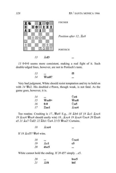 Bobby Fischer - My 60 Memorable Games - Game 1 
