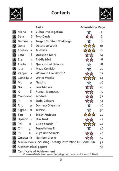 Tarquin Mathematical Challenges: An alphabet of tasks and teasers