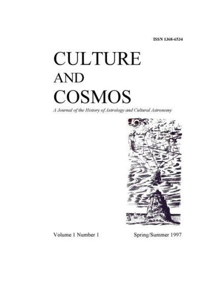 Culture and Cosmos Vol 1 Number 1