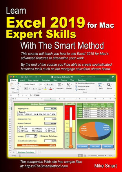 Learn Excel 2019 for Mac Expert Skills with The Smart Method: Tutorial teaching Advanced Techniques