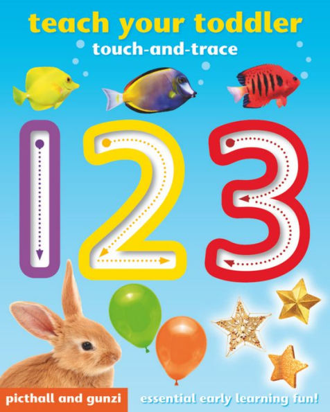 TEACH YOUR TODDLER 123 - Touch and trace