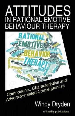Attitudes In Rational Emotive Behaviour Therapy Rebt Components Characteristics And Adversity Related Consequencespaperback - 