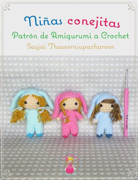 Niñas conejitas, Patrón de Amigurumi a Crochet