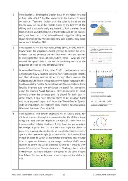 Artful Math Teacher Book