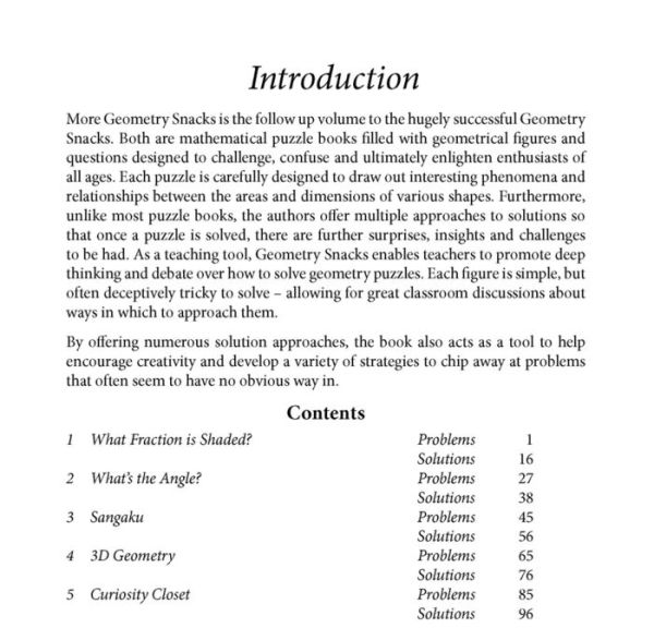 More Geometry Snacks: Bite Problems and How to Solve Them