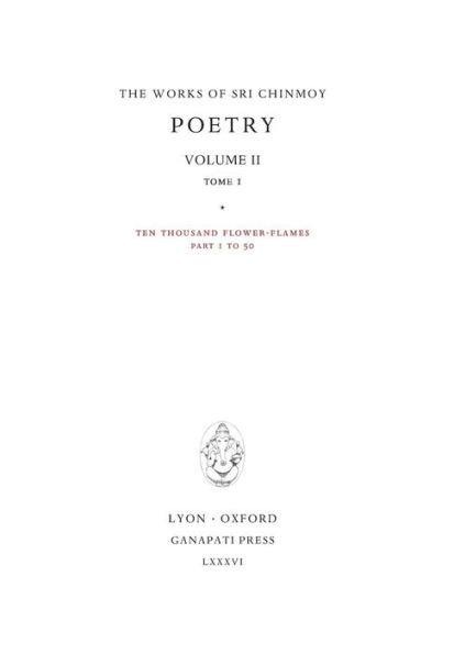 Poetry II, tome 1: Ten thousand Flower-Flames, 207 Flower-Flames