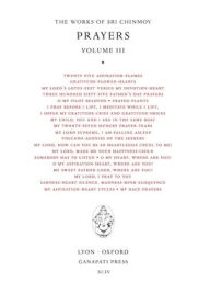 Title: Prayers III, Author: Sri Chinmoy