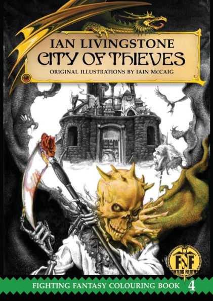 Official Fighting Fantasy Colouring Book 4: City of Thieves