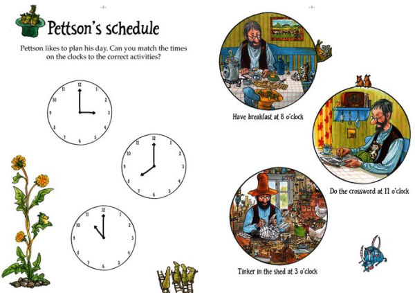 Learning with Findus and Pettson: Telling the Time