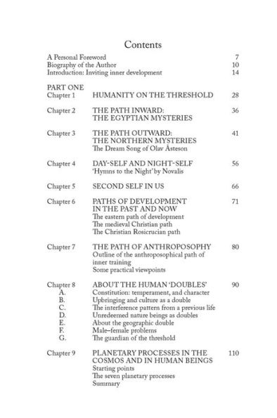 Humanity on the Threshold: Spiritual development turbulent times