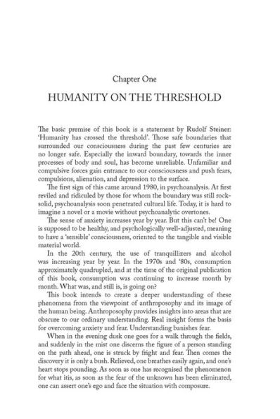 Humanity on the Threshold: Spiritual development turbulent times
