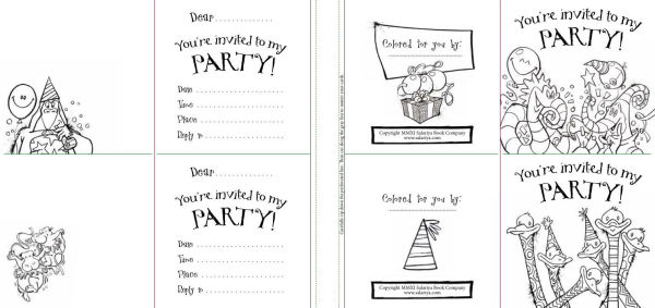 Make Your Own Party Invites