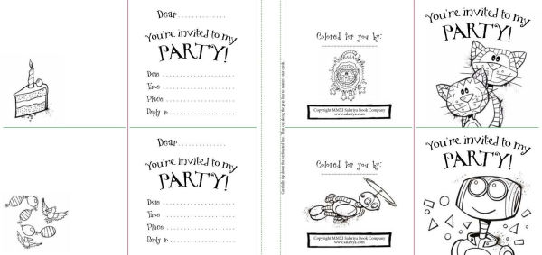Make Your Own Party Invites