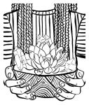 Alternative view 2 of Women + Patterns + Plants: A Self-Care Coloring Book