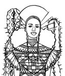 Alternative view 4 of Women + Patterns + Plants: A Self-Care Coloring Book