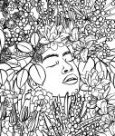 Alternative view 6 of Women + Patterns + Plants: A Self-Care Coloring Book