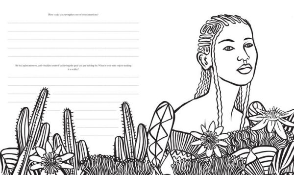 Women + Patterns + Plants: A Self-Care Coloring Book