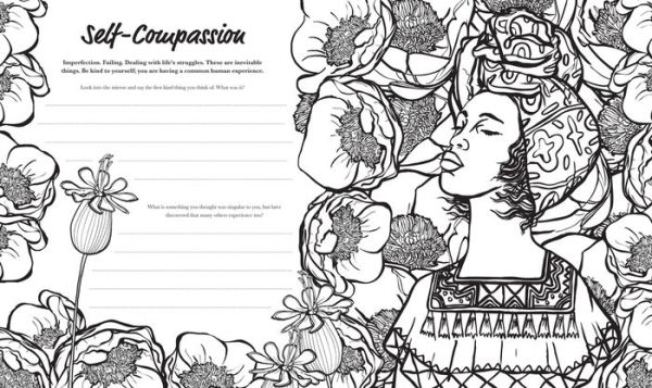 Women + Patterns + Plants: A Self-Care Coloring Book