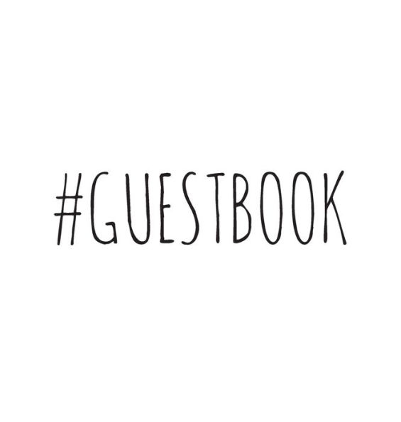 #GUESTBOOK, Guests Comments, B&B, Visitors Book, Vacation Home Guest Book, Beach House Guest Book, Comments Book, Visitor Book, Colourful Guest Book, Holiday Home, Retreat Centres, Family Holiday Guest Book (Hardback)