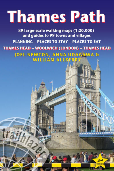 Thames Path: British Walking Guide: Thames Head to London - Includes 89 Large-Scale Walking Maps (1:20,000) & Guides to 99 Towns and Villages - Planning, Places to Stay, Places to Eat