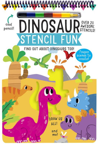 Stencil Fun: Dinosaur