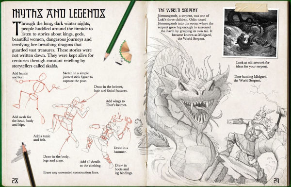 Drawing Vikings