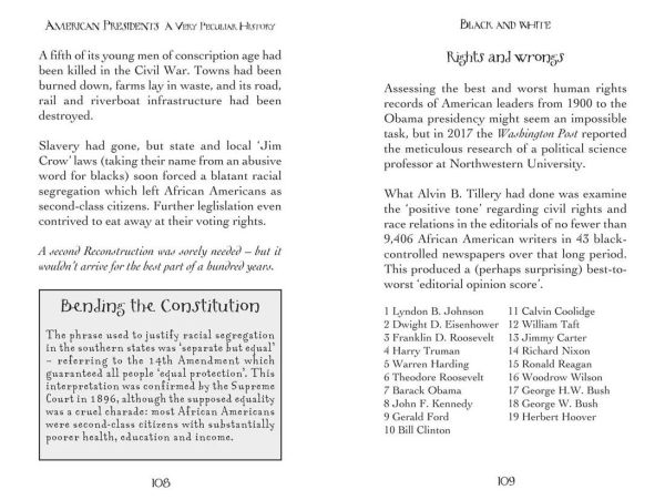 American Presidents: A Very Peculiar History