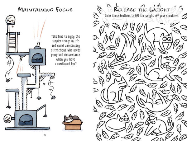 Mindful Meowments: A cat's guide to feeling purrfectly zen