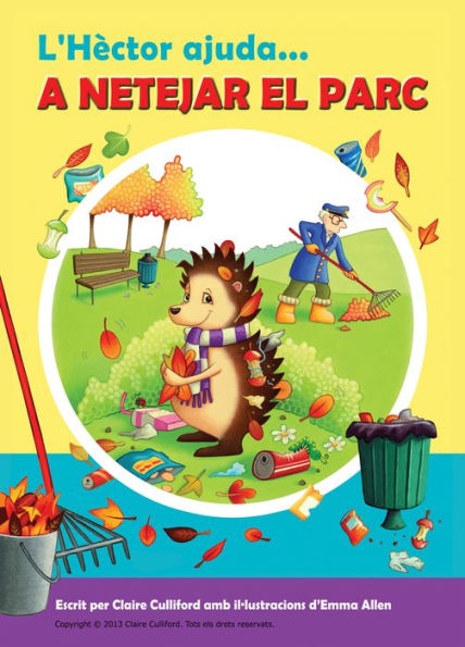 L'Hèctor ajuda a netejar el parc