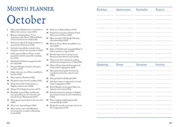 Mary, Queen of Scots Book of Days