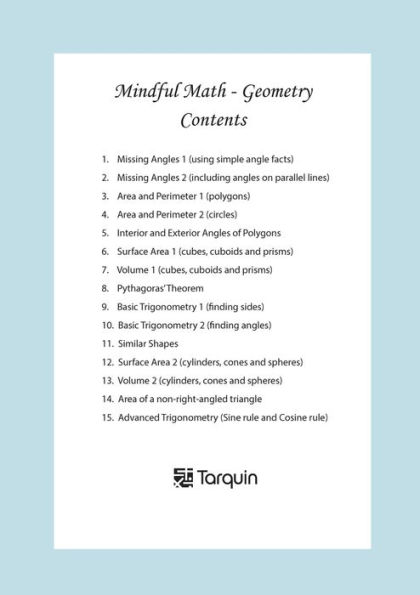 Mindful Math 2: Use Your Geometry to Solve These Puzzling Pictures