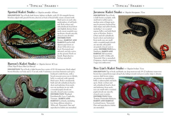 A Naturalist's Guide to the Snakes of Southeast Asia 3rd