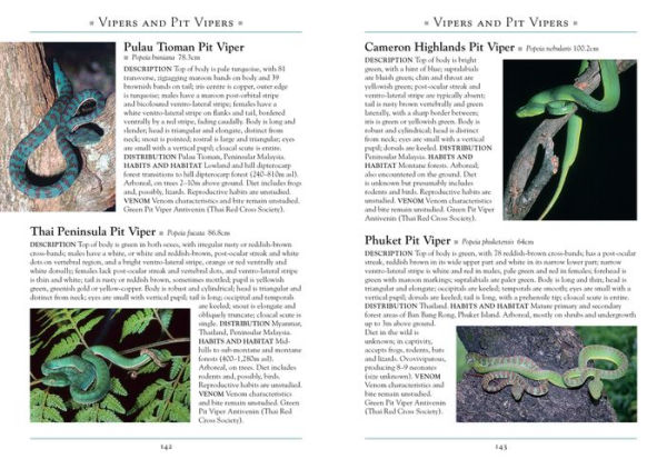 A Naturalist's Guide to the Snakes of Southeast Asia 3rd
