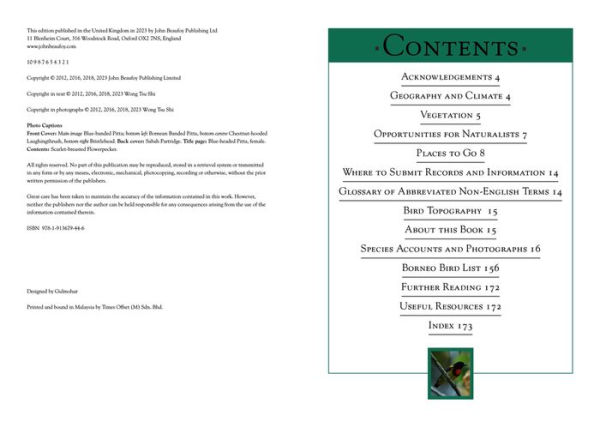 A Naturalist's Guide to the Birds of Borneo