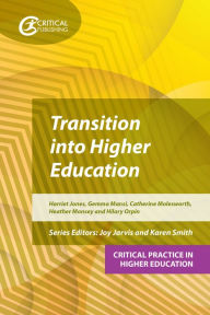 Title: Transition into Higher Education, Author: Harriet Jones