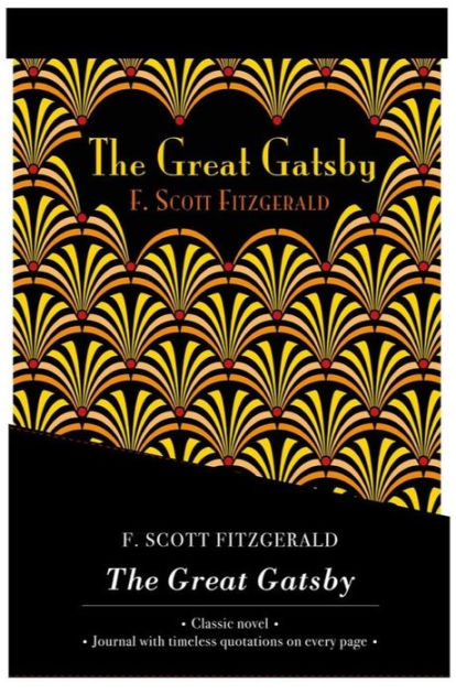 The Great Gatsby - Lined Journal & Novel by F. Scott Fitzgerald ...