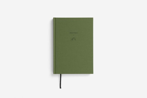 Writing as Therapy Journal: Journeys: A linen-bound notebook designed to accommodate ideas, aspirations and worries