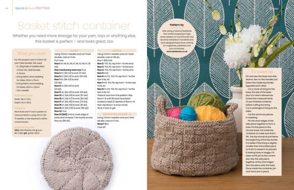 Quick and Easy Knitting: 52 projects to brighten up your home and wardrobe