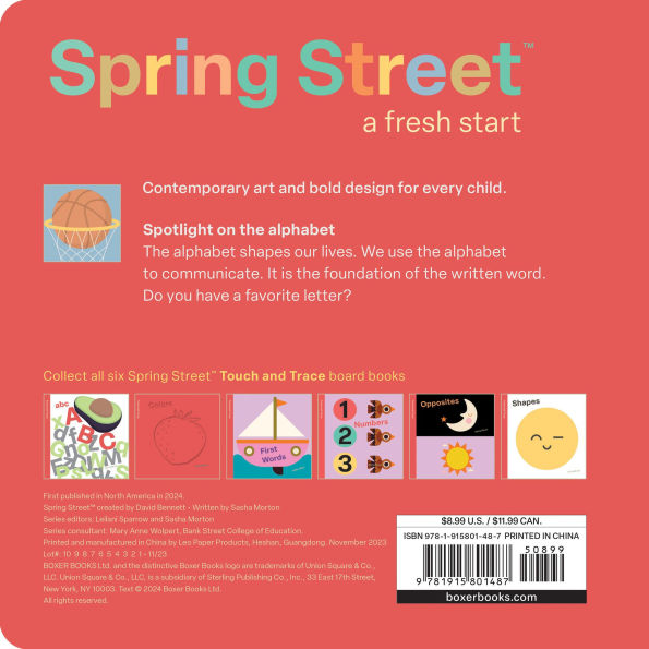 Spring Street Touch and Trace: ABC