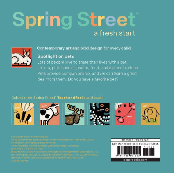 Spring Street Touch and Feel: Pets