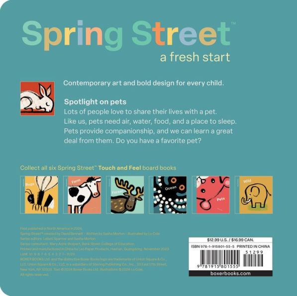 Spring Street Touch and Feel: Pets