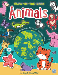 Title: Glow-in-the-Dark Animals Sticker Activity Book, Author: Lisa Regan