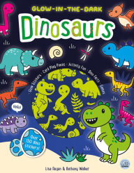 Title: Glow-In-The-Dark Dinosaurs Sticker Activity Book, Author: Lisa Regan