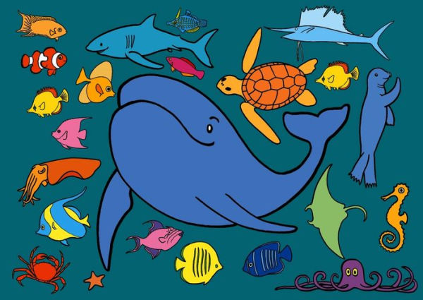 In the Ocean Activity Pack: Pencils, Poster, Puzzles, Stickers, Postcard