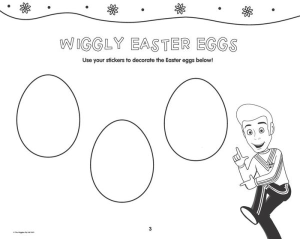 The Wiggles Easter Giant Sticker Activity Pad by The Wiggles, Paperback