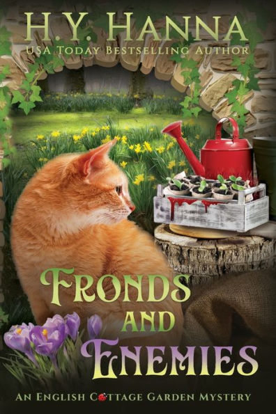 Fronds and Enemies (Large Print): The English Cottage Garden Mysteries - Book 5