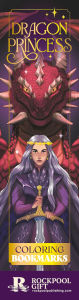 Title: Dragon Princess Coloring Bookmarks, Author: Rockpool Publishing
