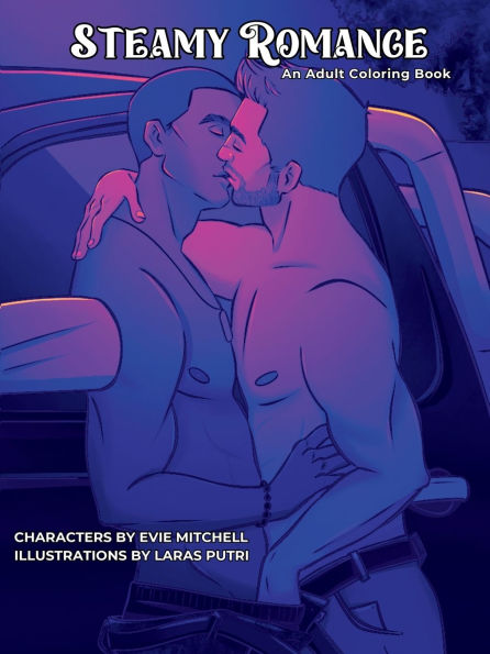 Steamy Romance Adult Coloring Book